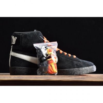 Nike Blazer Mid Siyah / Mavi Kaykay Ayakkabı Türkiye - 2W52Z3B0